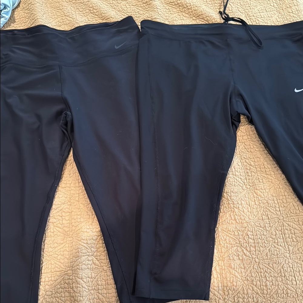 Nike Dri-FIT Black Leggings 2 pair